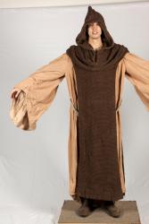 Photos Medieval Monk in brown suit 2 